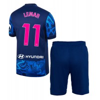 Echipament fotbal Atletico Madrid Thomas Lemar #11 Tricou Treilea 2024-25 pentru copii maneca scurta (+ Pantaloni scurti)